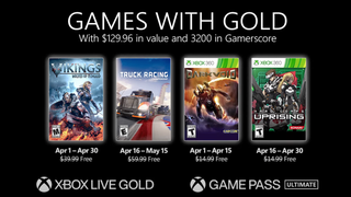 Here's April 2021's Xbox Live Games With Gold